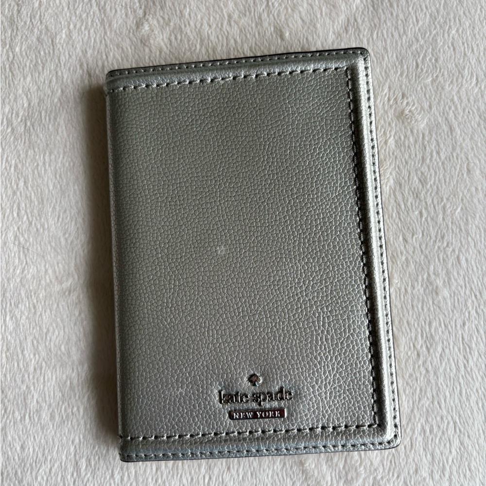 Kate Spade Silver Key Card Holder Sleek Design